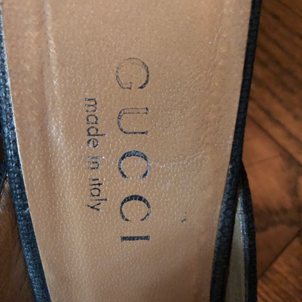 Authentic Vintage GUCCI black heels